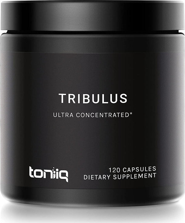 Ultra High Strength Tribulus Capsules - 95% Steroidal Saponins - 1300mg Concentrated Extract Formula - The Strongest Testosterone Booster Available - 120 Caps