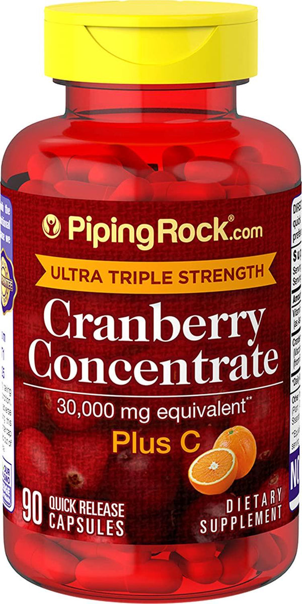 Ultra Triple Strength Cranberry Plus C 30,000 mg 90 Capsules