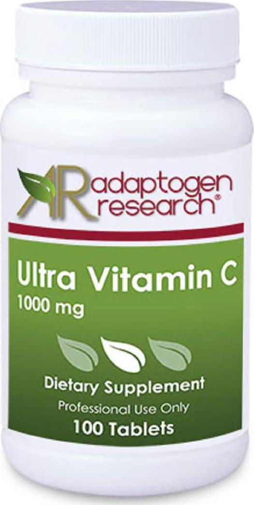 Ultra Vitamin C 1000mg | Pure Ascorbic Acid | Vitamin C Supplement for Antioxidant Support and Healthy Immune Function | 100 Tablets | 3 Plus Months Supplies | by Adaptogen Research
