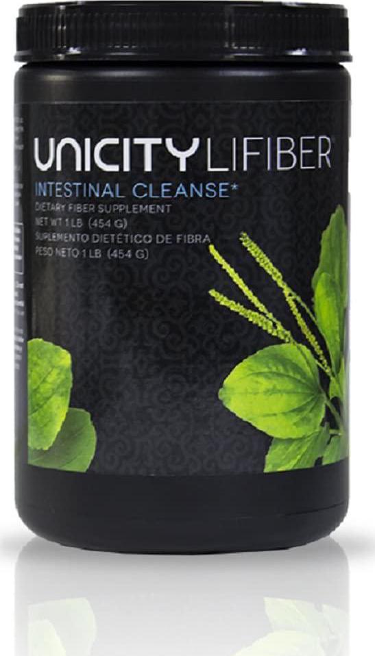 Unicity Lifiber Psyllium-Based Powder Drink Mix - Ships from The USA