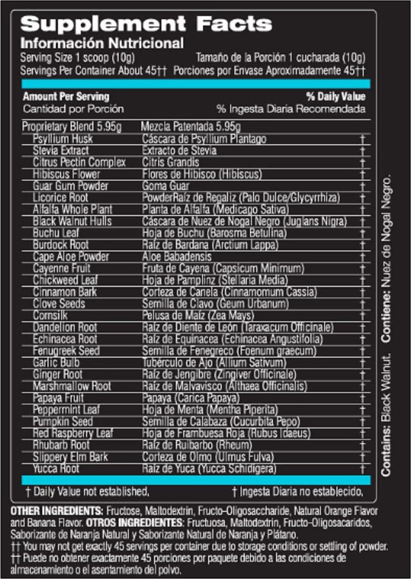 Unicity Lifiber Psyllium-Based Powder Drink Mix - Ships from The USA