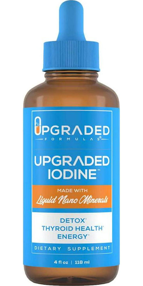 Upgraded Iodine - Immune Support | Keto + Vegan Liquid Nano Minerals Superior Absorption Supplement | Natural and Gluten Free Thyroid Support Detox Brain Fog Metabolism | 60 Servings