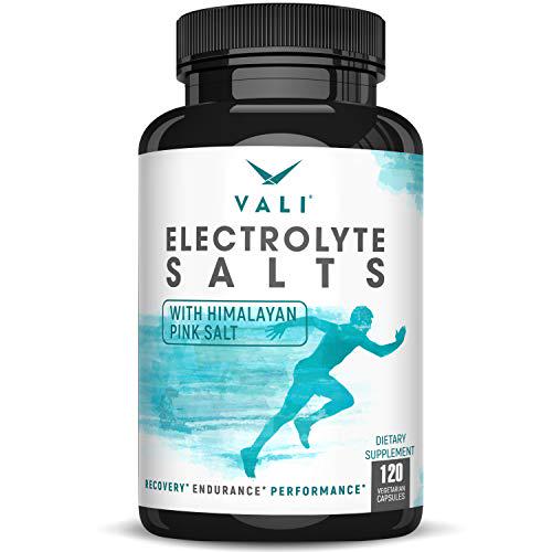 VALI Electrolyte Salts Rapid Oral Rehydration Replacement Pills. Hydration Nutrition Powder Supplement, Recovery and Relief Fast. Fluid Health Essentials. Keto Salt Mineral Tablets. 120 Veggie Capsules