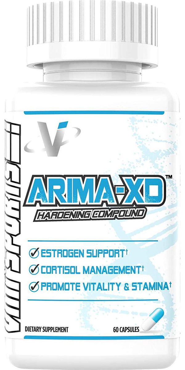 VMI Sports | Arima-XD | Estrogen Blocker for Men and Women | Aromatase Inhibitor | Cortisol Blocker | PCT Supplement for Balanced Testosterone and Estrogen Hormone Levels | On or Off Cycle (60 Capsules)