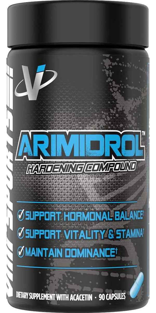 VMI Sports | Arimidrol Hardening Compound | Natural Estrogen Blocker for Men | Testosterone Booster and Aromatase Inhibitor | to Build Muscle and Burn Fat | Anti Estrogen (Bonus Size - 90 Capsules)