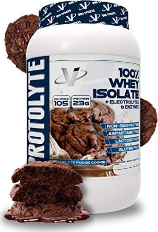 VMI Sports ProtoLyte Whey Isolate Protein Powder, Chocolate Fudge Cookie, 1.63 lbs