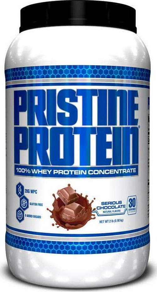 VPX Pristine Protein 100% Whey Protein Concentrate 1 Gram of Sugar Serious Chocolate 30 Servings