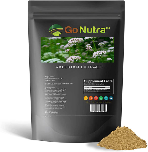 Valerian Root Extract Powder 10:1 Extra Strength 8 oz. Sleep Aid Herbal Supplement