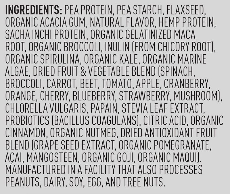 Vega One All-in-One Nutritional Shake Vanilla Chai (Tub, 30.8oz) - Plant Based Vegan Protein Powder, Non Dairy, Gluten Free, Non GMO