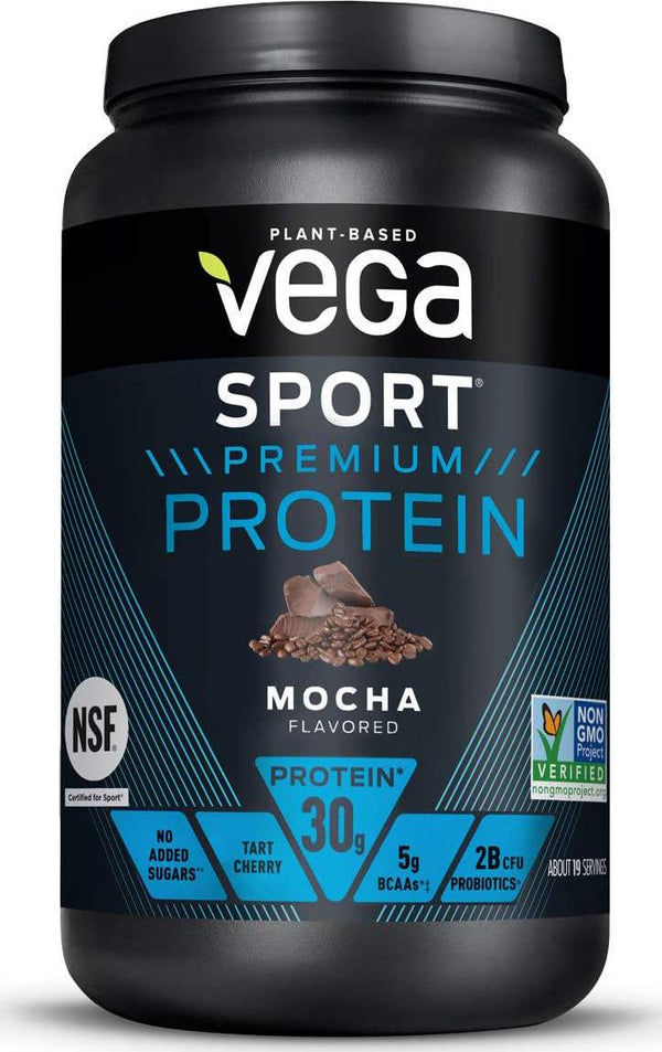 Vega Sport Protein Powder, Mocha, 1.78 lb, 19 Servings