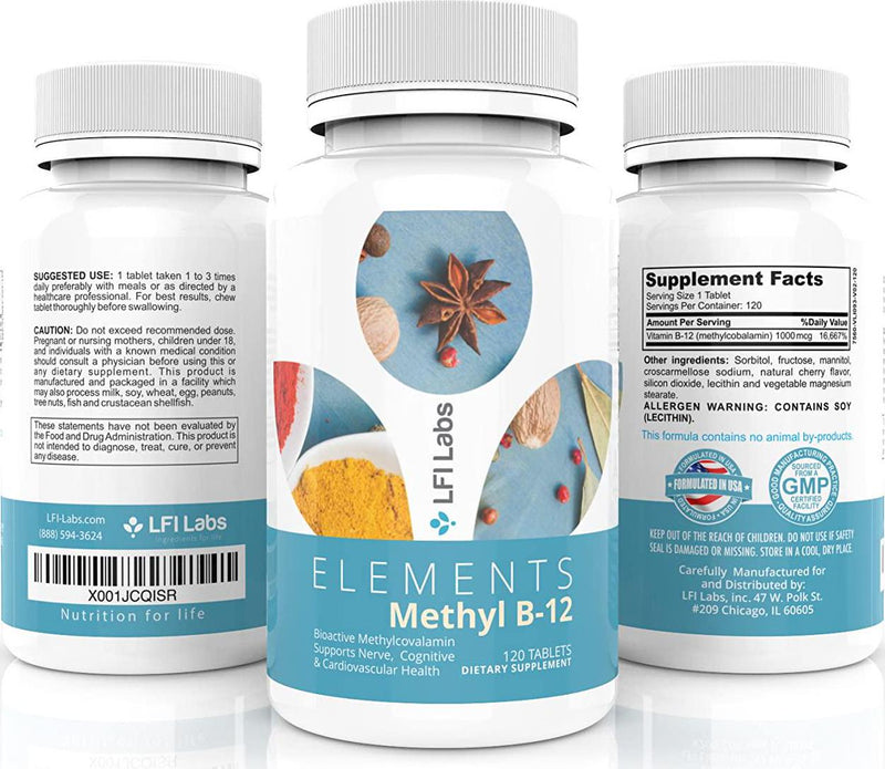 Vegan Methyl B12 Dietary Supplement - 1000mcg Chewable Bioactive Methylcobalamin for Sleep, Nerve, Heart Health - Vegetarians and Vegans Avoid B12 Deficiency - Cardiovascular Support
