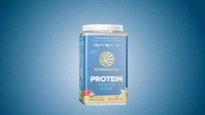 Vegan Protein Powder with BCAAs | Pea Protein Powder Gluten Free Non-GMO Soy Dairy Sugar Free Low Carb Keto Plant Based Protein Powder | Chocolate 26.4 Oz | Warrior Blend by Sunwarrior