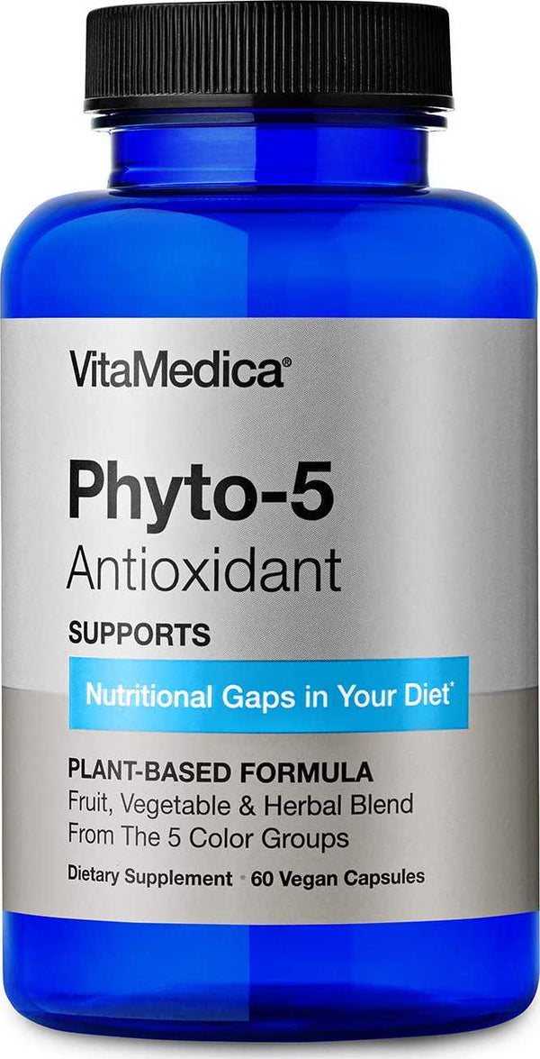 VitaMedica Phyto-5 for Healthy, Hydrated Skin Support, Anti-Aging Supplement 60 Capsules