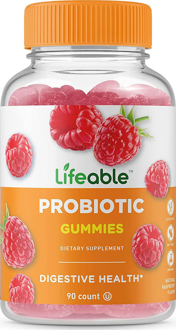 VitaWorks Probiotics – Great Tasting Natural Flavor Gummy Supplement – Gluten Free Vegetarian GMO-Free Probiotic Chewable – for Gut Health and Immune Support – for Adults, Man, Women – 90 Gummies