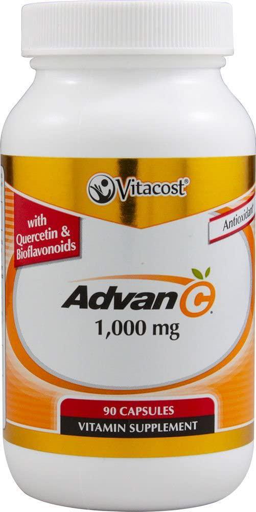 Vitacost Advan-C with Quercetin and Citrus Bioflavonoids - 1000 mg - 90 Capsules
