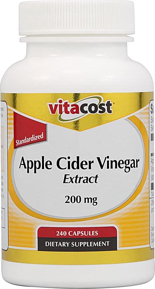 Vitacost Apple Cider Vinegar Extract - 200 mg - 240 Capsules