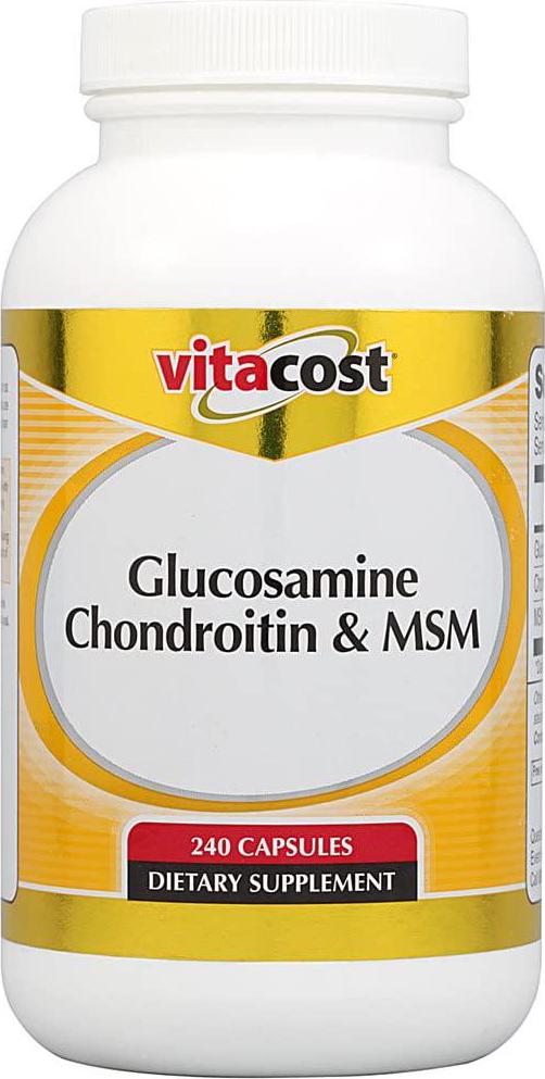 Vitacost Glucosamine Chondroitin& MSM - 240 Capsules