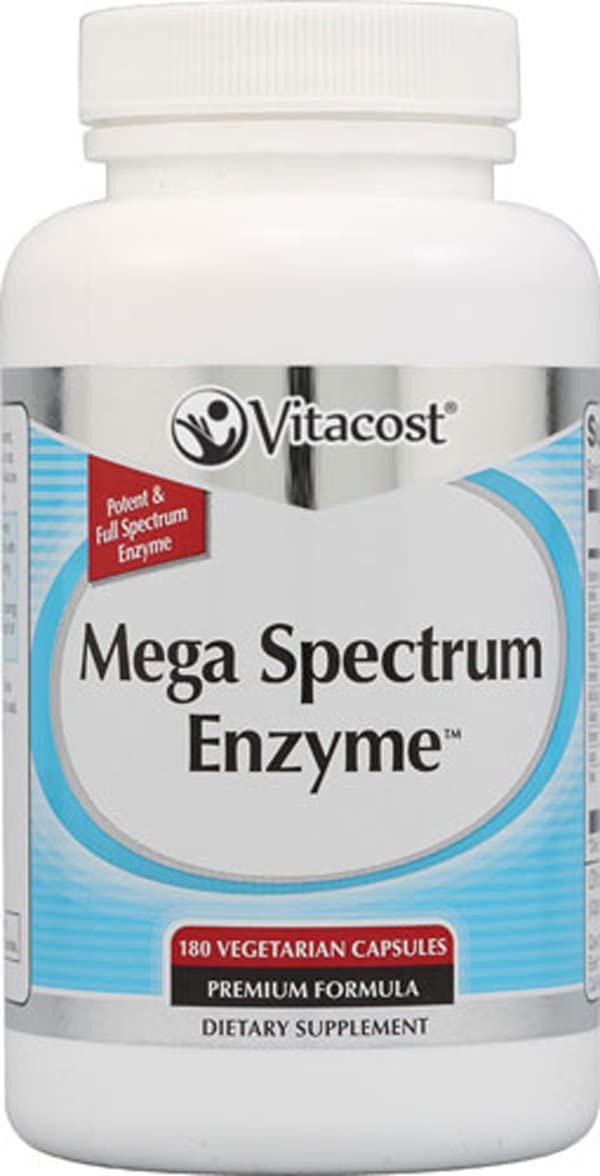 Vitacost Mega Spectrum Enzyme - 180 Capsules