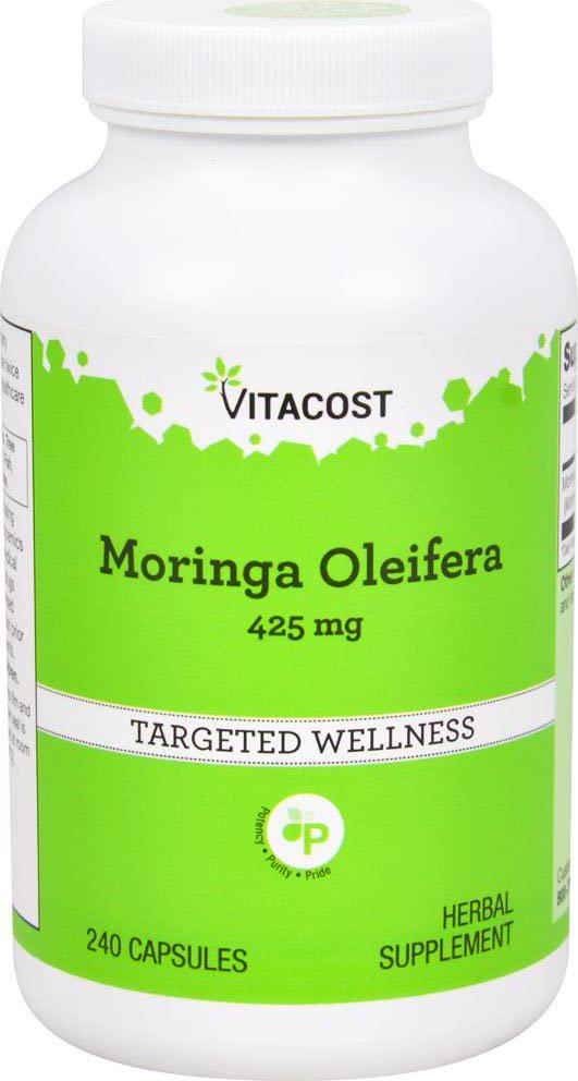 Vitacost Moringa Oleifera - 425 mg - 240 Capsules