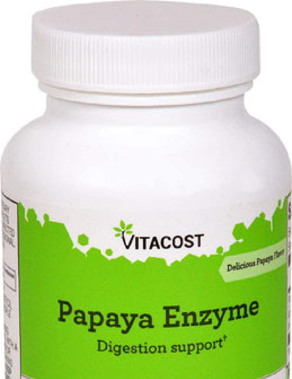 Vitacost Papaya Enzyme - 180 Chewable Tablets