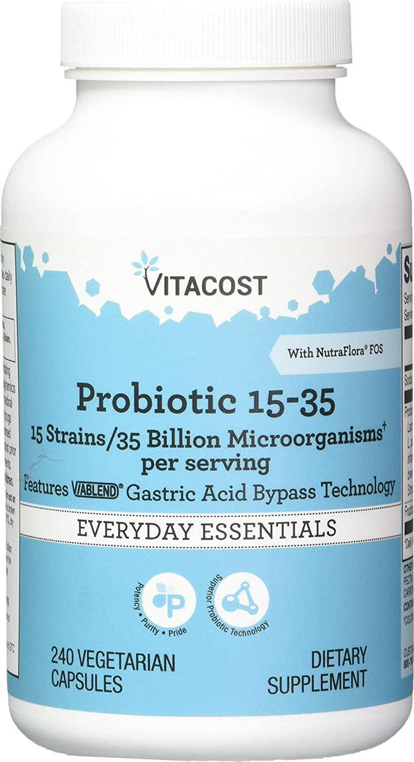 Vitacost Probiotic 15-35 Billion 240 Capsules