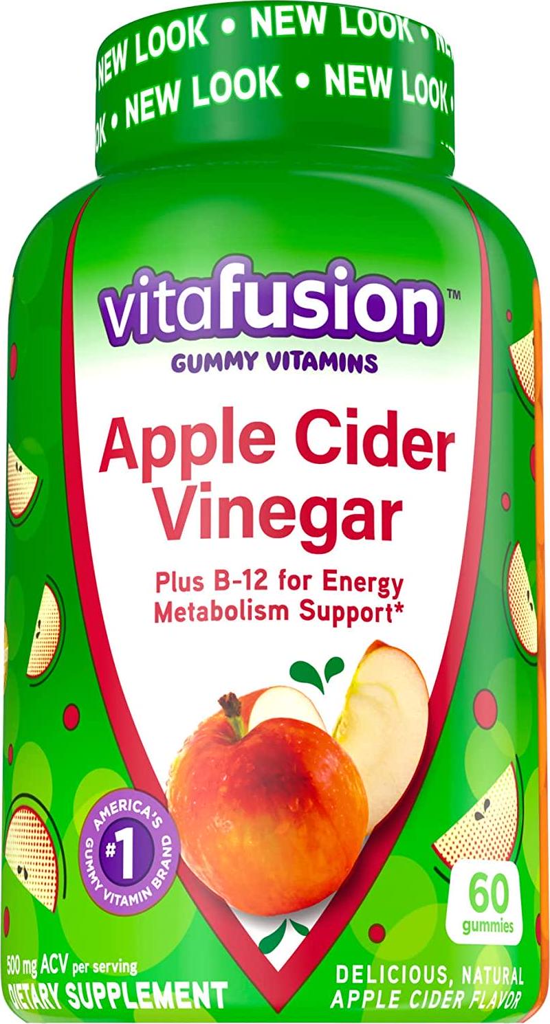 Vitafusion Apple Cider Vinegar Gummy Vitamins, 60ct