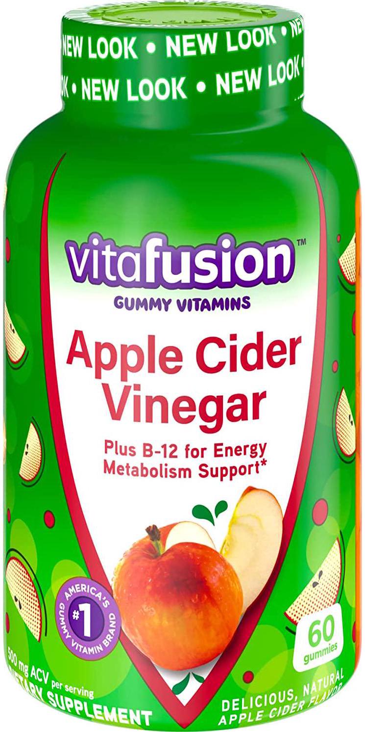 Vitafusion Apple Cider Vinegar Gummy Vitamins, 60ct