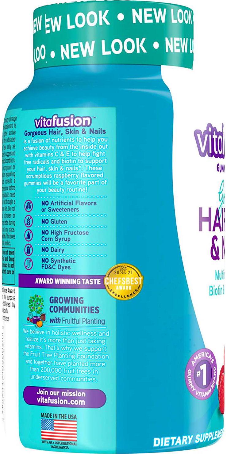 Vitafusion Gorgeous Hair, Skin and Nails Multivitamin, 135 Count