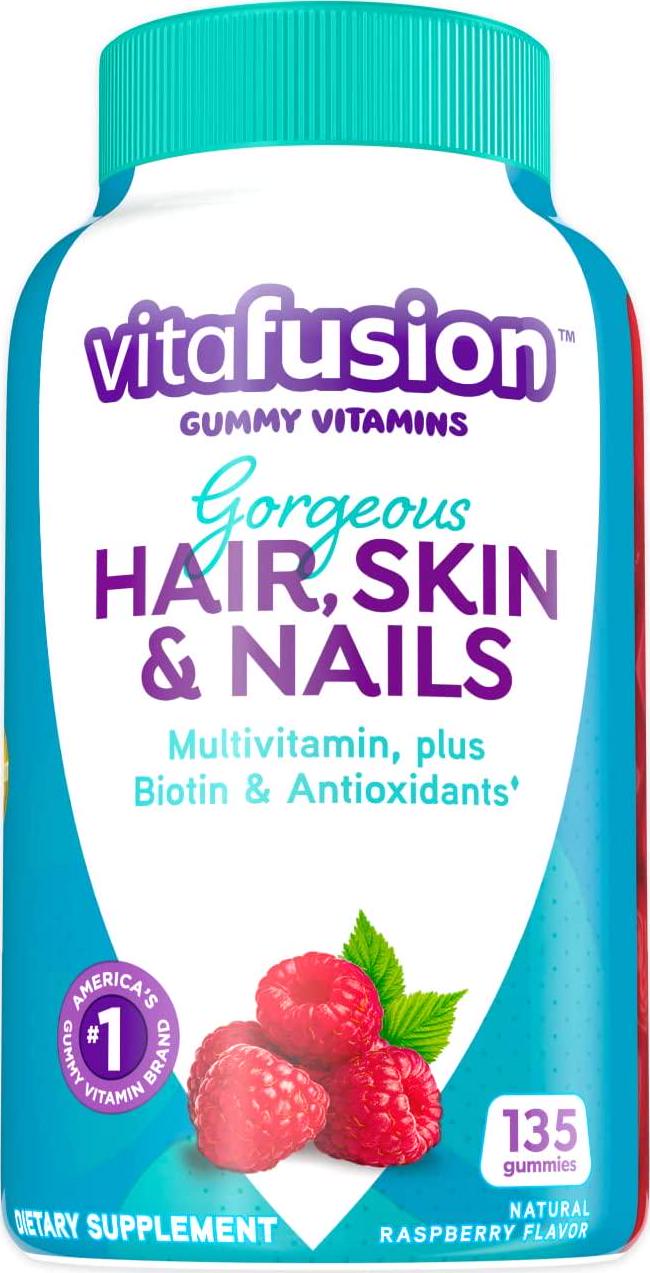 Vitafusion Gorgeous Hair, Skin and Nails Multivitamin, 135 Count