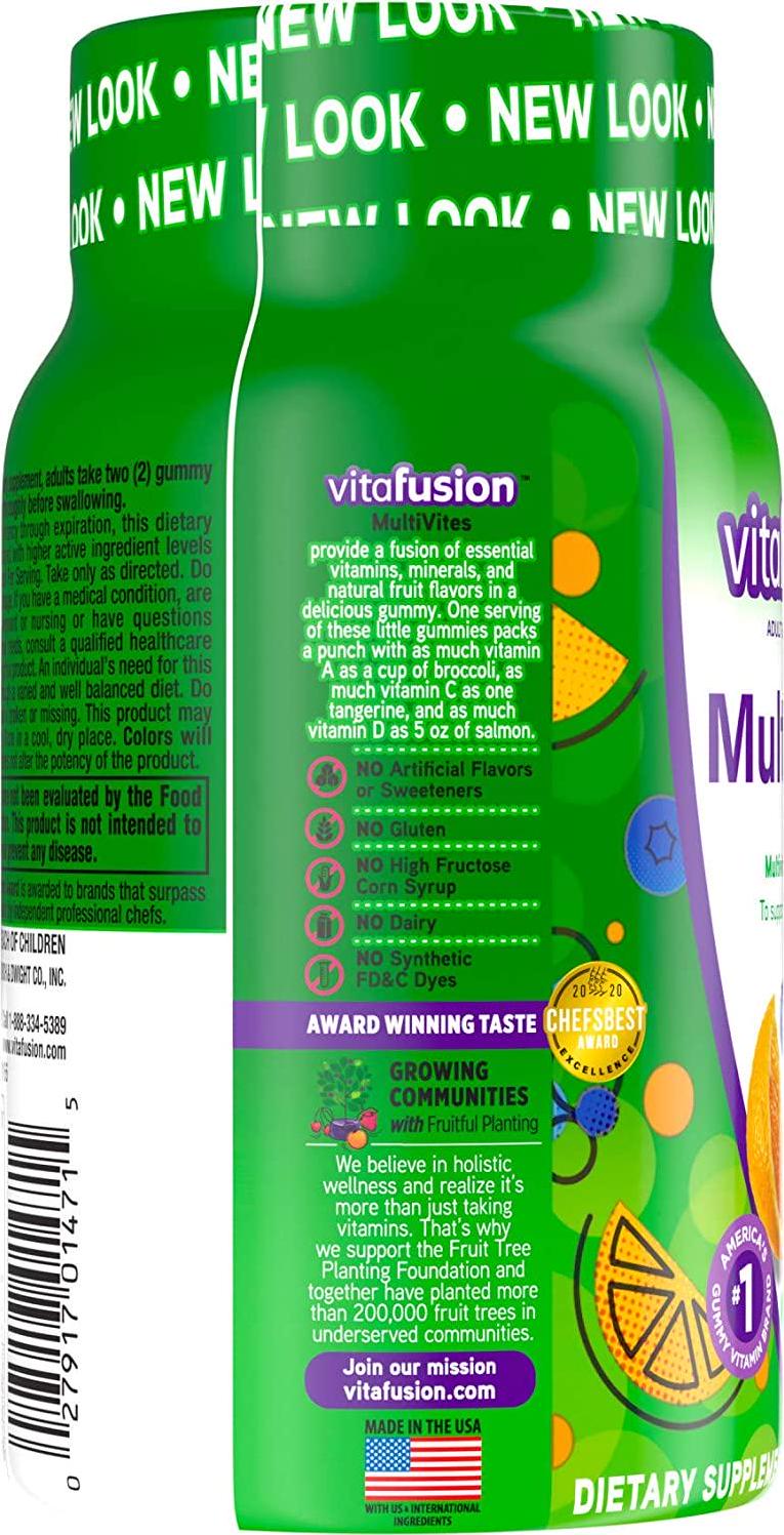 Vitafusion Multivites Gummy Vitamins, 70 Count (Pack of 3)