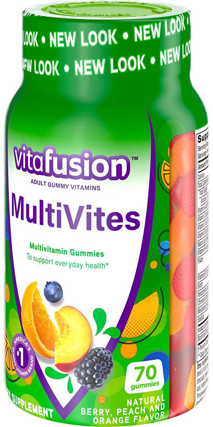 Vitafusion Multivites Gummy Vitamins, 70 Count (Pack of 3)