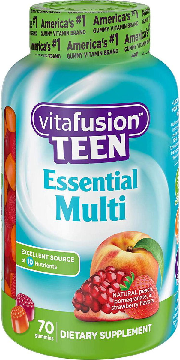Vitafusion Teen Essential Gummy Multivitamin, 70 Count