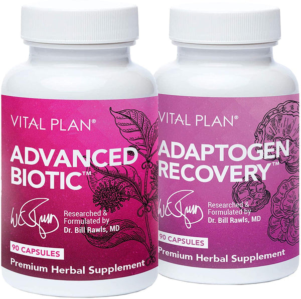 Vital Plan Immune Support Supplements by Dr. Bill Rawls – Immune Boost Bundle w/ Japanese Knotweed, Cat’s Claw, Chinese Skullcap and Reishi Mushroom