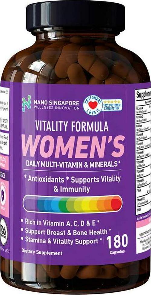 Vitality Formula Women's Multi-Vitamins - Multi Nutrient, Antioxidants, Super Food - 180 Capsules