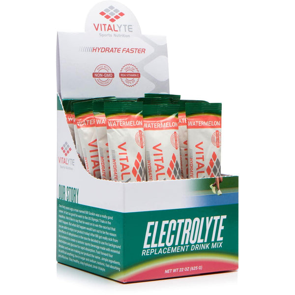Vitalyte Electrolyte Powder (25 Single Serving Packets) - Isotonic Drink Mix for Hydration, Energy and Recovery - Water Enhancer and Rehydration Supplement for Men, Women and Sports (Watermelon)