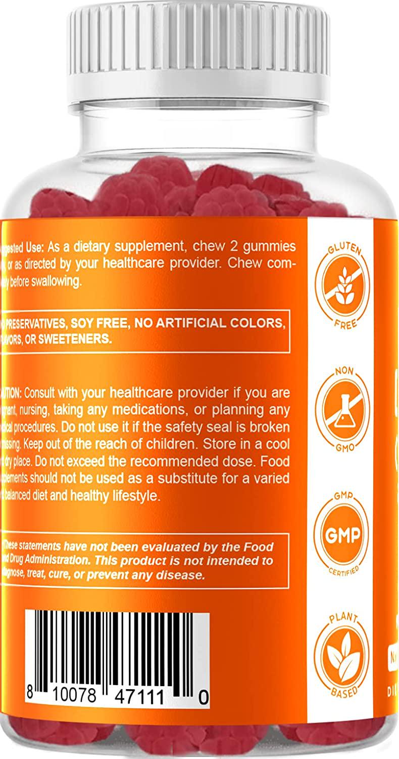 Vitamatic Vitamin D3 K2 Gummies - 60 Count - Supports Healthy Bone, Heart and Calcium Absorption, and Immune Health - Plant Based, Non-GMO, Gluten Free