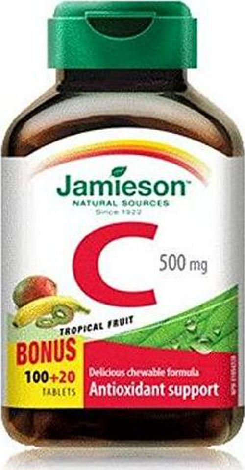 Vitamin C Tropical Chewables Bonus-120 Brand: Jamieson Laboratories