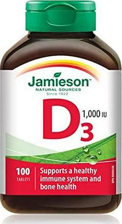 Vitamin D 1,000 IU-100 Tablets Brand: Jamieson Laboratories
