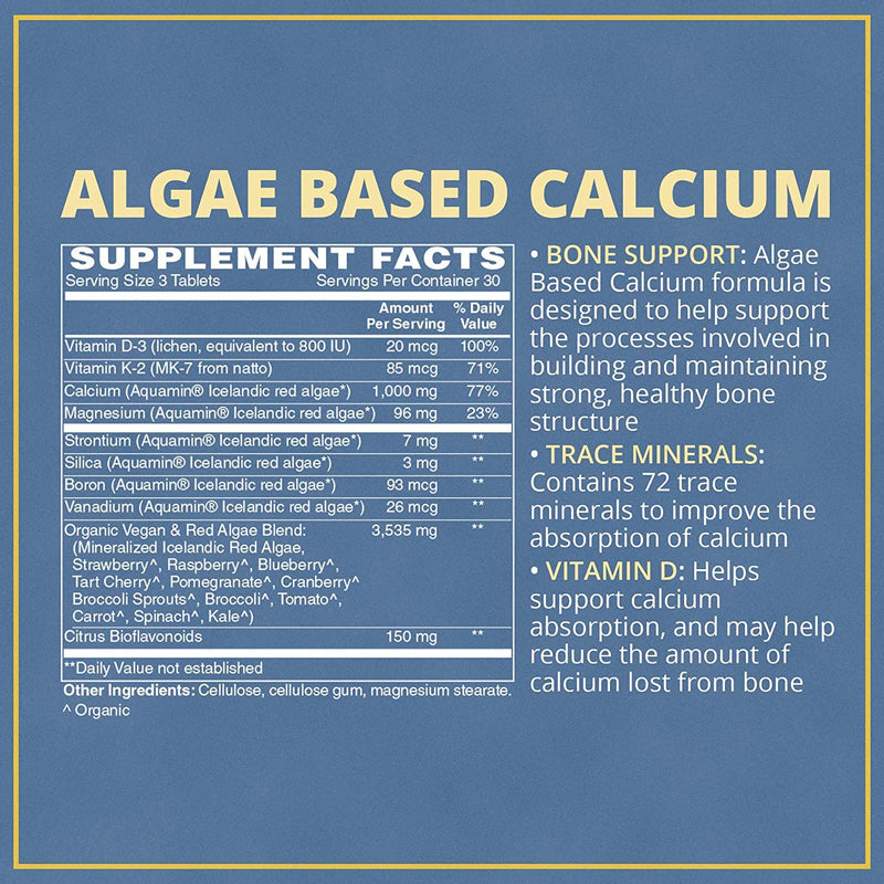Vitamin Discount Center Algae Based Calcium, 90 Tablets