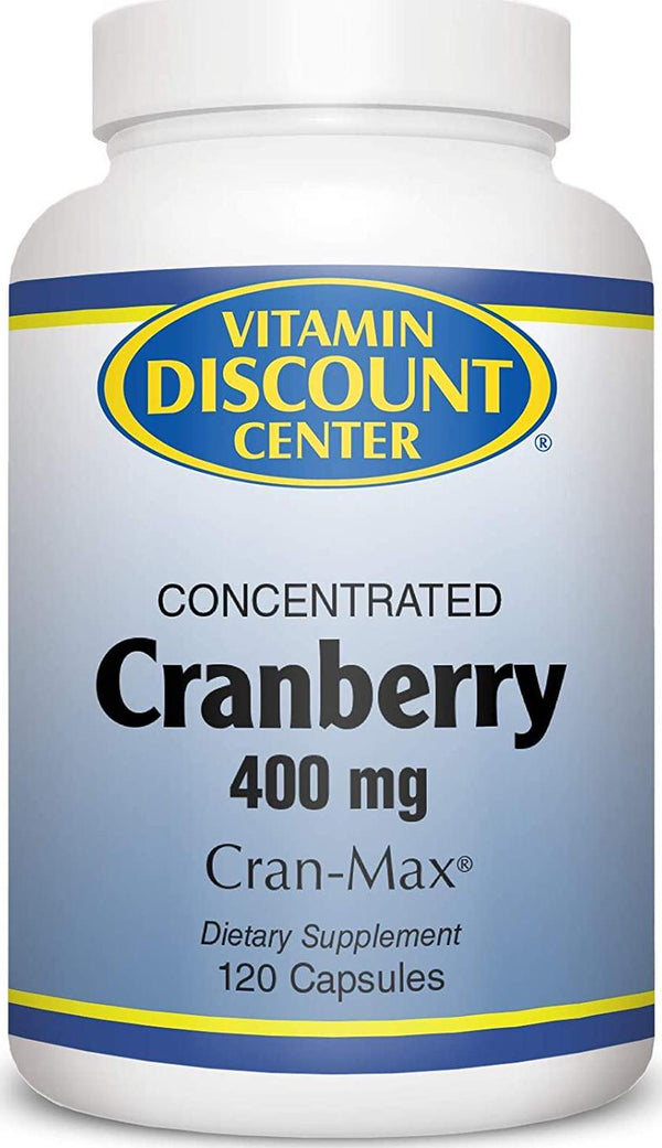 Vitamin Discount Center Concentrated Cranberry 400mg, 120 Capsules