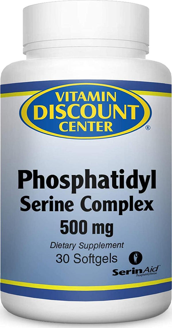 Vitamin Discount Center Phosphatidyl Serine Complex 500 mg, 30 Softgels