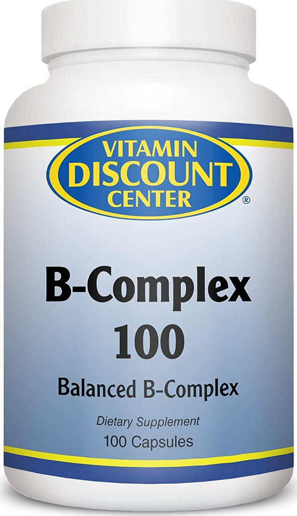 Vitamin Discount Center B-Complex 100mg, 100 Capsules