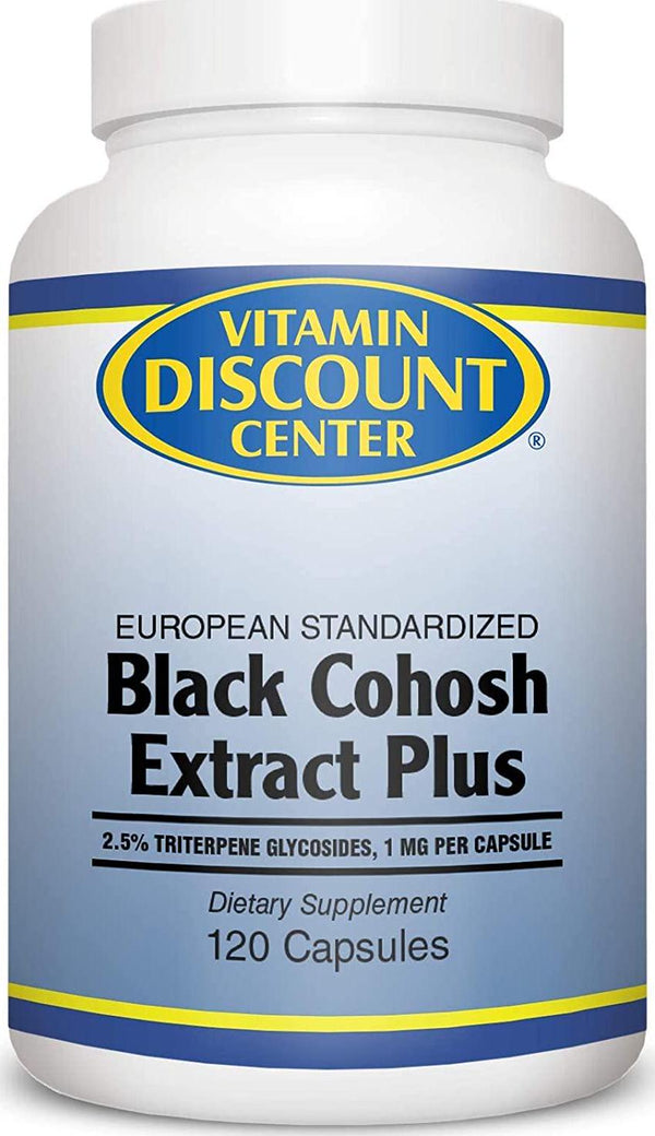 Vitamin Discount Center Black Cohosh Extract Plus, 120 Capsules