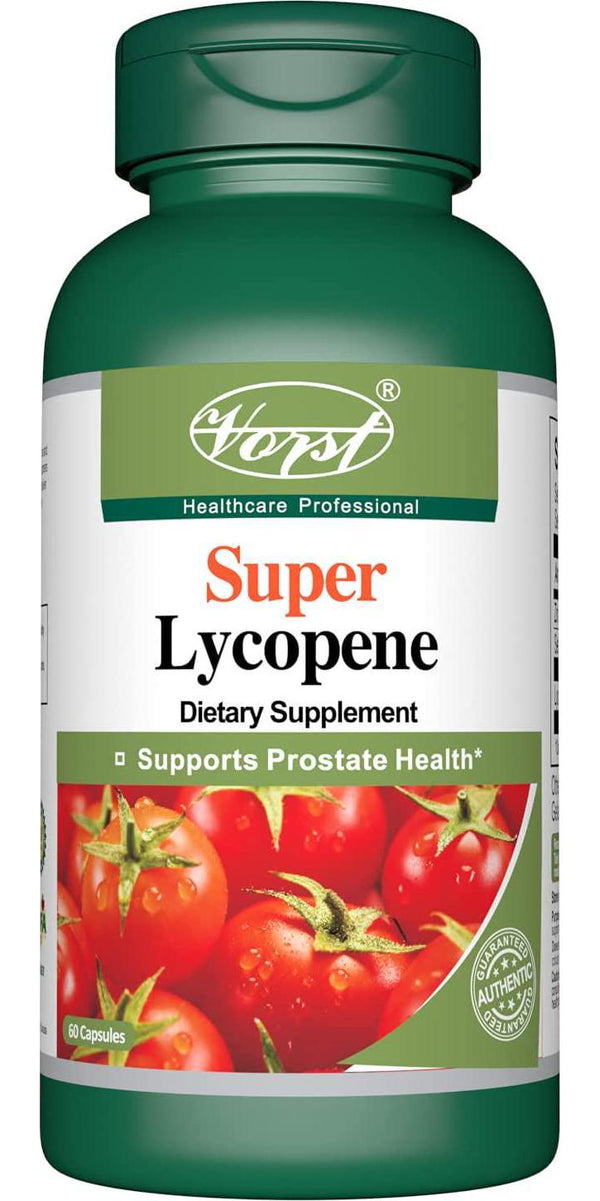 Vorst Lycopene with Zinc and Selenium 30mg 60 Capsules Carotenoids Supplement for Prostate and Heart Health Support Powerful Antioxidant Immune System Cardiovascular Licopeno