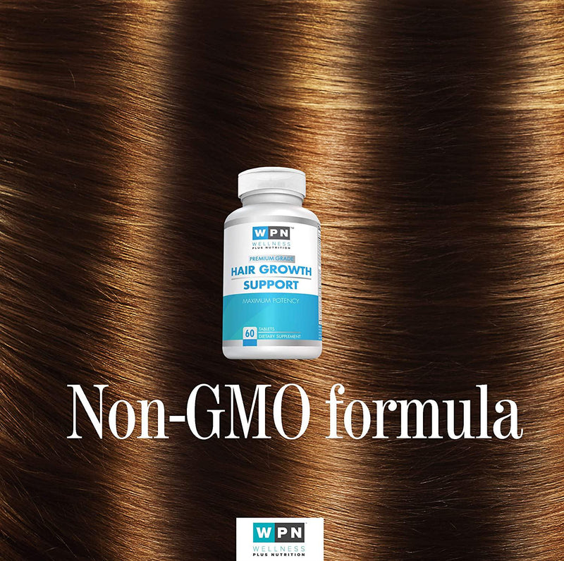 WPN Supplements Hair Growth Support | Thicker, Fuller, and More Voluminous Hair | Formulated with Biotin, Bamboo, Vitamins and More!