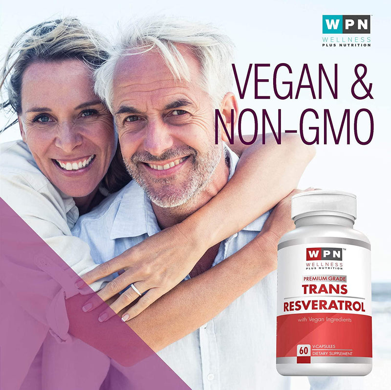 WPN Supplements Trans Resveratrol 250 mg | Premium Grade | with Vegan Ingredients |