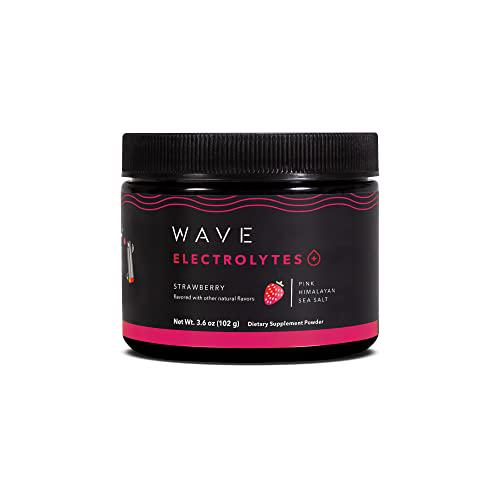 Wave Electrolyte Powder, 32 Servings, Calorie and Sugar Free, Strawberry