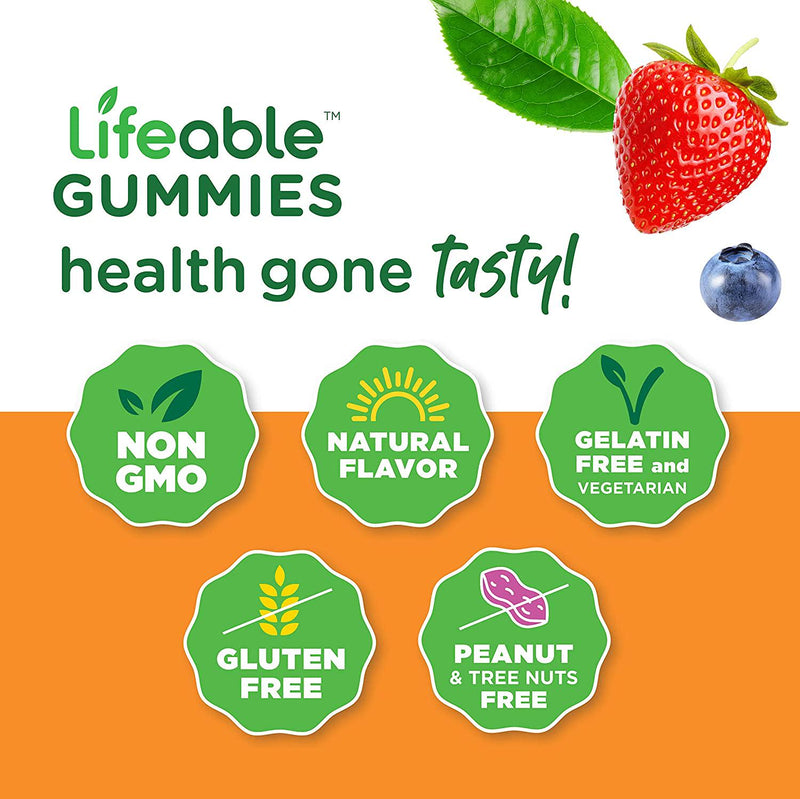WellWorks Zinc 50mg Gummies - Great Tasting Natural Flavor Gummy Supplement - Gluten Free Vegetarian GMO-Free Chewable Vitamins – for Healthy Immune Support – for Adults, Man, Women – 90 Gummies