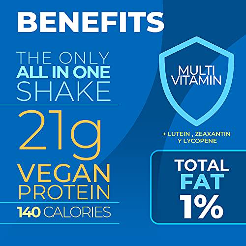 Wellmins Vegan Protein MULTIVITAMIN, 21g Protein with Lutein, zeaxanthin and lycopene. No Added Sugar, No sweetners, 50% Less Sodium. Nº1 Flavor. 1.67 Pounds About 10 Servings (Veracruzana Vanilla)