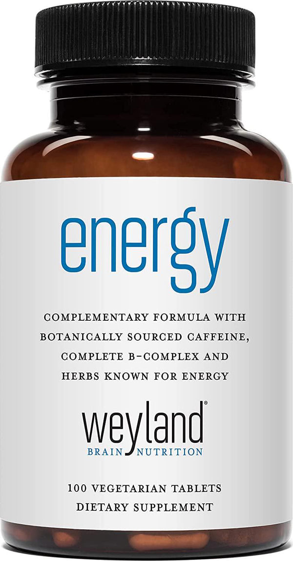 Weyland: Energy - Complimentary Formula w/Botanically Sourced Caffeine, Complete B-Complex and Energy Supportive Herbs